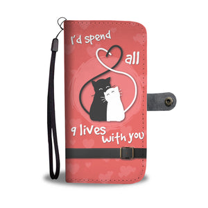 9 Lives Phone Wallet Case