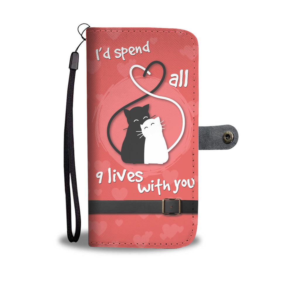 9 Lives Phone Wallet Case