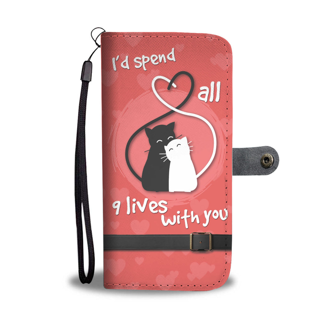9 Lives Phone Wallet Case