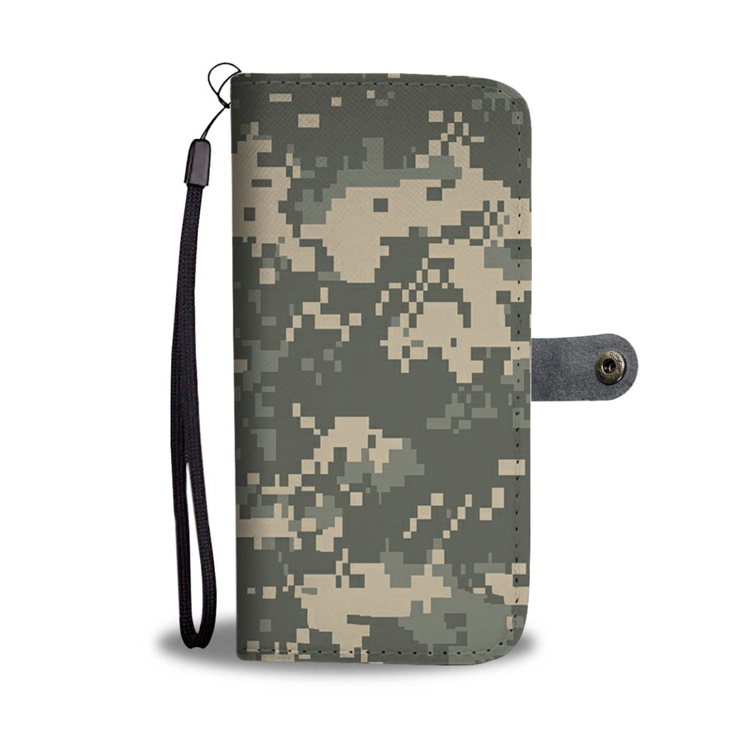 Digital Camo Phone Wallet Case