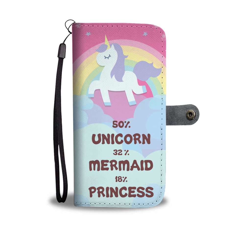 Unicorn/Mermaid/Princess Phone Wallet Case