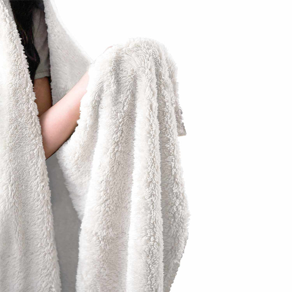 Hockey Mom "Don't Puck With Me" Hooded Blanket